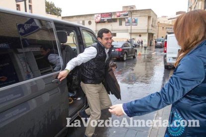 Mitin en Adra de Juan Manuel Moreno, candidato del PP a la Junta de Andalucía. Fotos: Juan Sánchez.