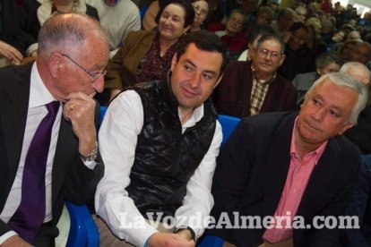 Mitin en Adra de Juan Manuel Moreno, candidato del PP a la Junta de Andalucía. Fotos: Juan Sánchez.