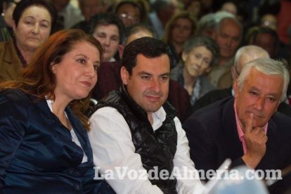 Mitin en Adra de Juan Manuel Moreno, candidato del PP a la Junta de Andalucía. Fotos: Juan Sánchez.