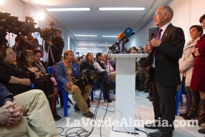 Mitin en Adra de Juan Manuel Moreno, candidato del PP a la Junta de Andalucía. Fotos: Juan Sánchez.