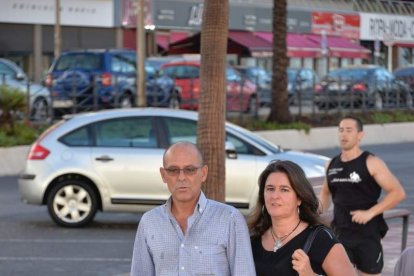 Fuerte tomba de agua caída en Almería.