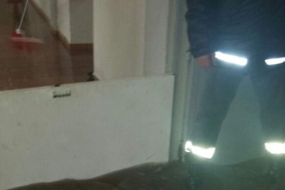 Fuerte tomba de agua caída en Almería.