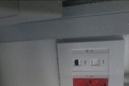 Fuerte tomba de agua caída en Almería.