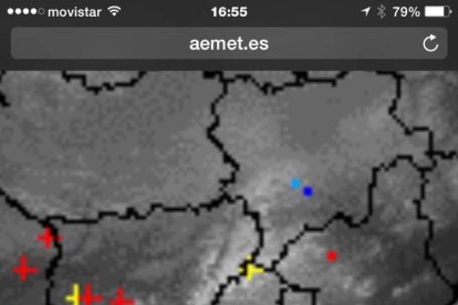 Fuerte tomba de agua caída en Almería.