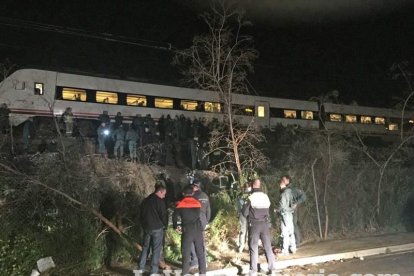 El tren procedente de Sevilla descarrila en el Sector 20 de Almería capital.