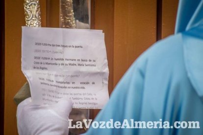 Afloraron los sentimientos a la Señora de Los Ángeles. Fotos: Juan Sánchez