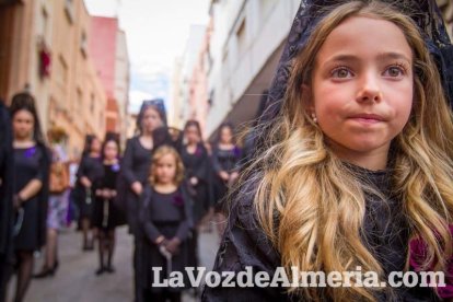 Afloraron los sentimientos a la Señora de Los Ángeles. Fotos: Juan Sánchez