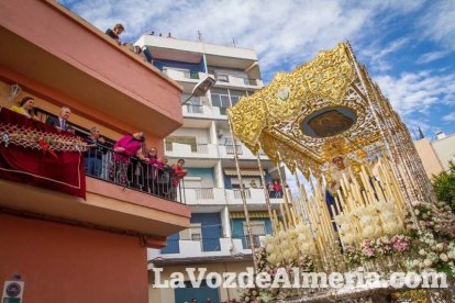 Afloraron los sentimientos a la Señora de Los Ángeles. Fotos: Juan Sánchez
