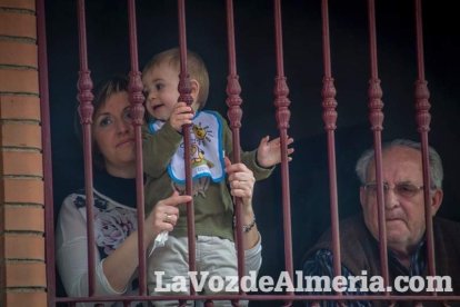 Afloraron los sentimientos a la Señora de Los Ángeles. Fotos: Juan Sánchez