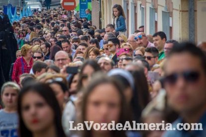 Afloraron los sentimientos a la Señora de Los Ángeles. Fotos: Juan Sánchez
