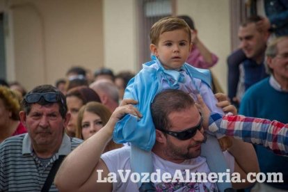 Afloraron los sentimientos a la Señora de Los Ángeles. Fotos: Juan Sánchez