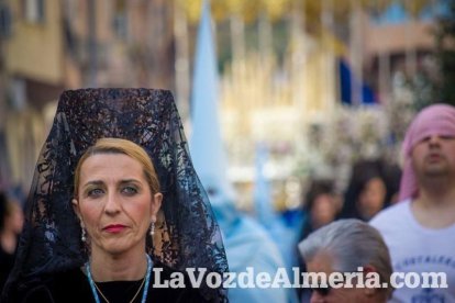 Afloraron los sentimientos a la Señora de Los Ángeles. Fotos: Juan Sánchez