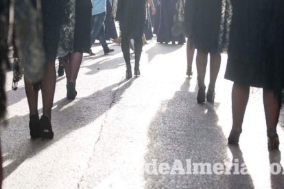 Procesión de la Hermandad de Nuestro Padre Jesús de la Salud y Pasión en su Tercera Caída y María Santísima de los Desamparados en el 