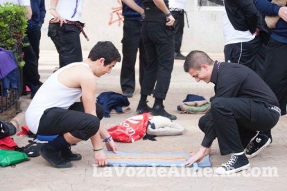 Procesión de la Hermandad de Nuestro Padre Jesús de la Salud y Pasión en su Tercera Caída y María Santísima de los Desamparados en el 