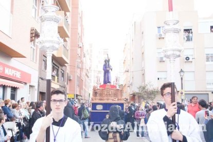 Procesión de la Hermandad Sacramental de Nuestra Señora del Carmen, Nuestro Padre Jesús del Gran Poder y María Santísima del Mayor Dolo