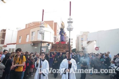 Procesión de la Hermandad Sacramental de Nuestra Señora del Carmen, Nuestro Padre Jesús del Gran Poder y María Santísima del Mayor Dolo