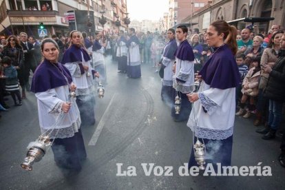 Procesión de la Real e Ilustre Congregación - Hermandad del Santísimo Cristo de la Buena Muerte y Nuestra Señora de las Angustias. Jueve