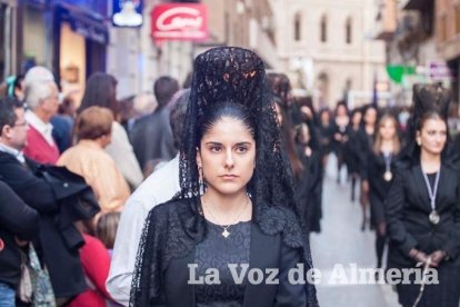 Procesión de la Real e Ilustre Congregación - Hermandad del Santísimo Cristo de la Buena Muerte y Nuestra Señora de las Angustias. Jueve
