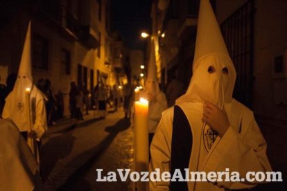 Procesión de la Real, Ilustre y Franciscana Hermandad y Cofradía de Nazarenos del Santísimo Cristo de la Redención en su Sagrado Descend