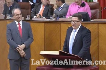 El Parlamento andaluz se constituye sin acuerdo de los cinco partidos.