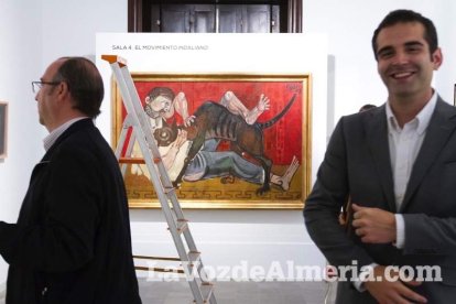 La Voz de Almería recorre las siete salas que forman del Museo de Arte Doña Pakyta horas antes de su apertura. Fotos: Juan Sánchez.