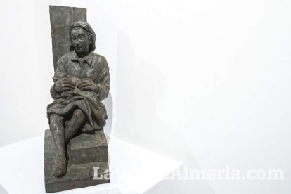 La Voz de Almería recorre las siete salas que forman del Museo de Arte Doña Pakyta horas antes de su apertura. Fotos: Juan Sánchez.