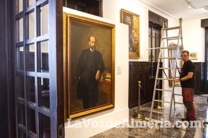 La Voz de Almería recorre las siete salas que forman del Museo de Arte Doña Pakyta horas antes de su apertura. Fotos: Juan Sánchez.