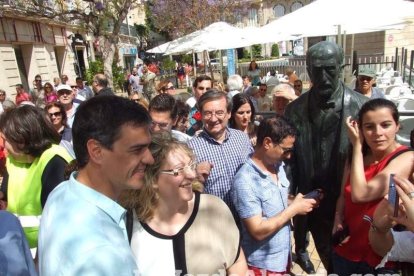 El secretario general del PSOE, Pedro Sánchez, respalda la candidatura de Juan Carlos Pérez Navas en Almería.