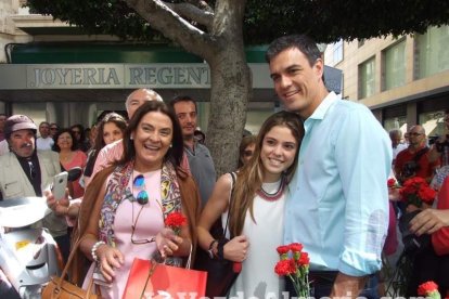 El secretario general del PSOE, Pedro Sánchez, respalda la candidatura de Juan Carlos Pérez Navas en Almería.