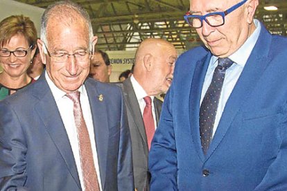 Inauguración de la feria agrícola Infoagro Exhibition con la presencia del consejero de la Junta de Andalucía, José Sánchez Maldonado.