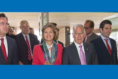 Inauguración de la feria agrícola Infoagro Exhibition con la presencia del consejero de la Junta de Andalucía, José Sánchez Maldonado.