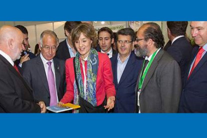 Inauguración de la feria agrícola Infoagro Exhibition con la presencia del consejero de la Junta de Andalucía, José Sánchez Maldonado.