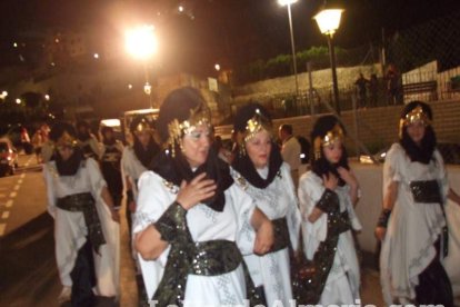 Inicio de las Fiestas de Moros y Cristianos de Mojácar, Almería. Fotos: J. A. Barrios.
