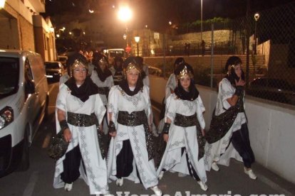 Inicio de las Fiestas de Moros y Cristianos de Mojácar, Almería. Fotos: J. A. Barrios.