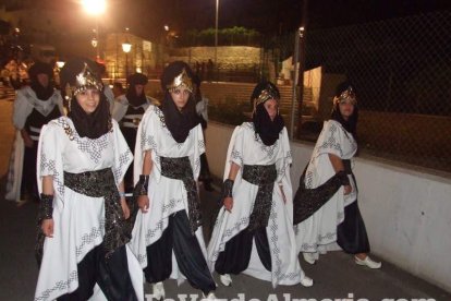Inicio de las Fiestas de Moros y Cristianos de Mojácar, Almería. Fotos: J. A. Barrios.