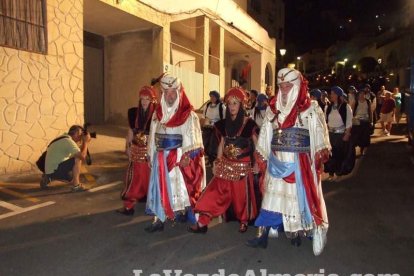 Inicio de las Fiestas de Moros y Cristianos de Mojácar, Almería. Fotos: J. A. Barrios.