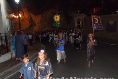 Inicio de las Fiestas de Moros y Cristianos de Mojácar, Almería. Fotos: J. A. Barrios.