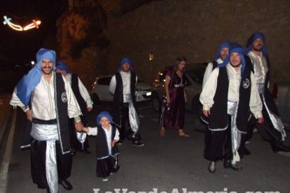 Inicio de las Fiestas de Moros y Cristianos de Mojácar, Almería. Fotos: J. A. Barrios.