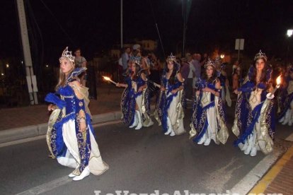 Inicio de las Fiestas de Moros y Cristianos de Mojácar, Almería. Fotos: J. A. Barrios.