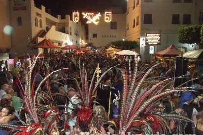 Inicio de las Fiestas de Moros y Cristianos de Mojácar, Almería. Fotos: J. A. Barrios.
