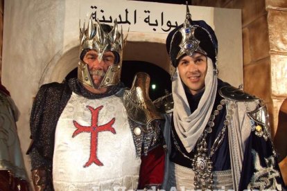 Inicio de las Fiestas de Moros y Cristianos de Mojácar, Almería. Fotos: J. A. Barrios.
