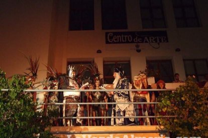 Inicio de las Fiestas de Moros y Cristianos de Mojácar, Almería. Fotos: J. A. Barrios.