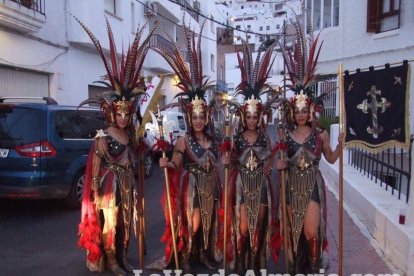Inicio de las Fiestas de Moros y Cristianos de Mojácar, Almería. Fotos: J. A. Barrios.