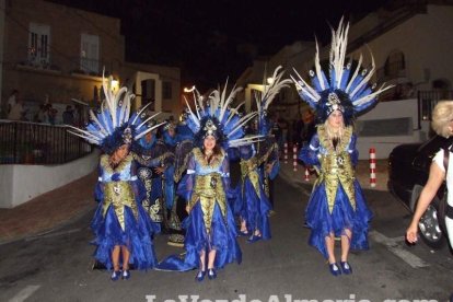 Inicio de las Fiestas de Moros y Cristianos de Mojácar, Almería. Fotos: J. A. Barrios.