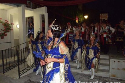 Inicio de las Fiestas de Moros y Cristianos de Mojácar, Almería. Fotos: J. A. Barrios.