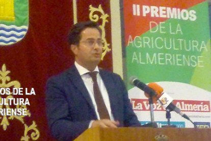 Gala de entrega de los II Premios de la Agricultura Almeriense otorgados por La Voz de Almería en El Ejido.