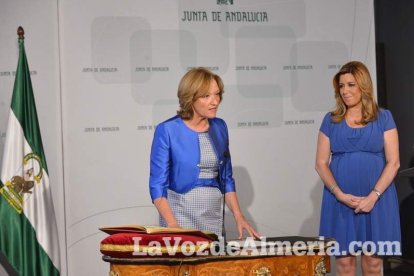 Toma de posesión de Mari Carmen Ortiz como nueva consejera de Agricultura de la Junta de Andalucía.