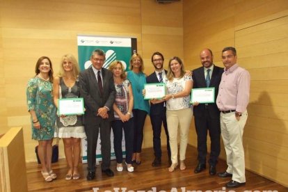 Entrega de la primera edición de los Premios Fraternidad Muprespa en la Casa de las Mariposas de Almería. Fotos: Juan Antonio Barrios.