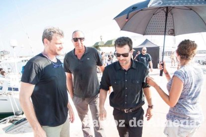 Rodaje en Almerimar de la serie Mar de Plástico.
