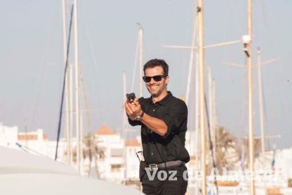 Rodaje en Almerimar de la serie Mar de Plástico.